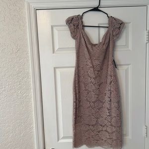 Crotchet lace dress